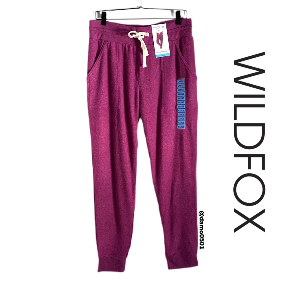 NWT Wildfox Everyday Comfy Purple Magenta Lounge Pants